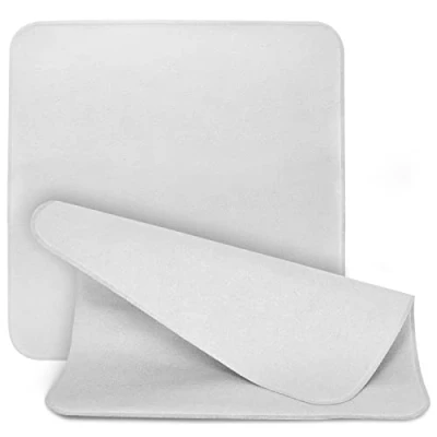Afbeelding van Set van 2 polijstdoeken microvezel, reinigingsdoekjes voor het display reinigen camera&#039;s, monitoren, tablets en smartphones, reinigingsdoeken, compatibel met Apple display, 16 x cm