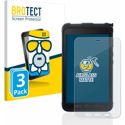 Afbeelding van BROTECT Antireflecterende Glas Screen Protector Mat voor Samsung Galaxy Tab Active 3 (3 Stuks) Schermbeschermer [Folie niet Gehard Glas]