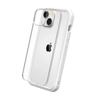 Afbeelding van RHINOSHIELD Modular Case Compatible with [iPhone 14] Mod NX Customizable Shock Absorbent Heavy Duty Protective Cover 3.5M / 11ft Drop Protection White