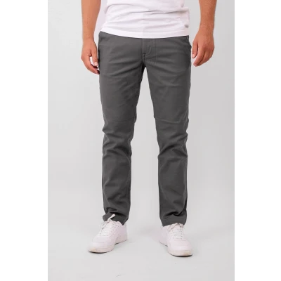 Afbeelding van The Original Performance Structure Pants Chino Broek Heren Donker Grijs Regular Fit