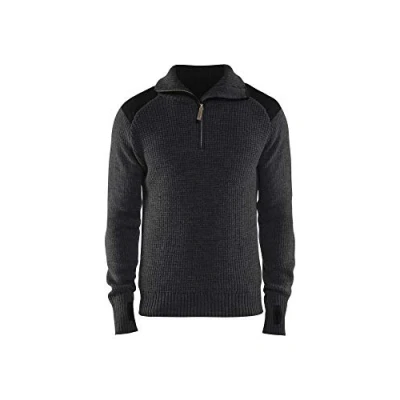 Afbeelding van Blaklader Wollen sweater 4630 1071 Donkergrijs/Zwart XL