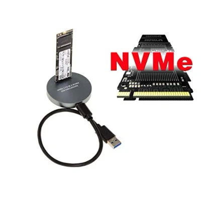 Afbeelding van KALEA INFORMATIQUE Docking Station USB voor SSD M2 NGFF NVMe PCIe Dock met 3.2 Gen2 10GB Link