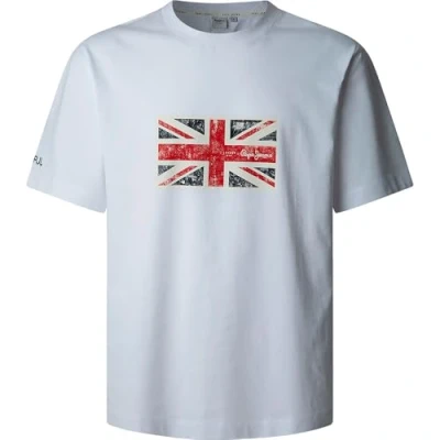 Afbeelding van Pepe Jeans Union TEE Tshirt print, Heren, Maat: Small, White