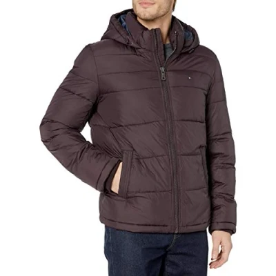 Afbeelding van Tommy Hilfiger Klassieke jas met capuchon voor heren (normale en grote lange maten), Haven, L