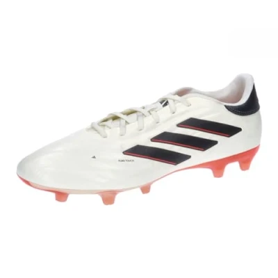 Afbeelding van adidas Performance COPA PURE 2 PRO FG Voetbalschoenen met kunststof noppen, Heren, Maat: 41 1/3, Ivory/core black/solar red Leer/ synthetisch