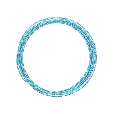 Afbeelding van Vaessen Creative aluminiumdraad, m, aluminium draad, knutseldraad, decodraad, floristiekdraad aludraad diamant sieraden 2 mm x 5 meter buigzaam sieraaddraad turquoise, 500 0,2 cm