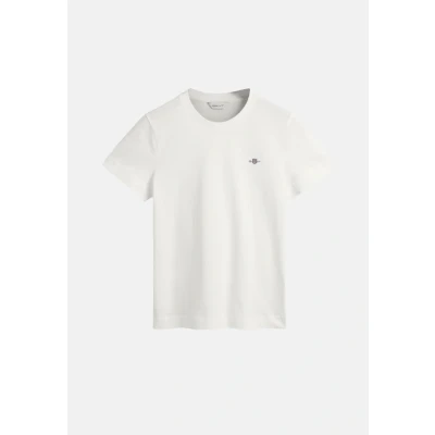 Afbeelding van GANT Shield Tshirt basic, Dames, Maat: XS, White