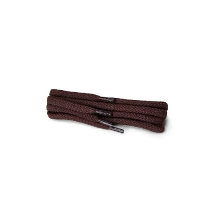 Afbeelding van Kaps Ronde Veters, hoogwaardige duurzame 100% katoenen veters voor casual schoenen, gemaakt in Europa, 1 paar, vele kleuren en lengtes (79 donker bruin)