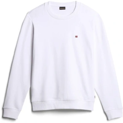 Afbeelding van Napapijri Balis CREW Sweater, Heren, Maat: Small, Brightwhite