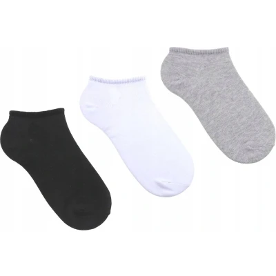 Afbeelding van Invisible socks 6 paar Wit/Grijs/Zwart Maat 35/39