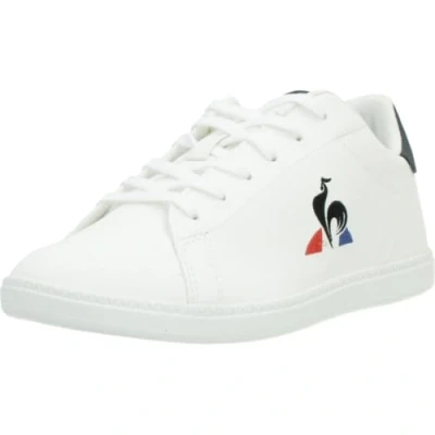 Afbeelding van Le Coq Sportif Courtset_2 GS basketbal, optisch wit/jurkblauw, 36 EU, Optische witte jurk blauw, EU