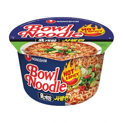 Afbeelding van Nong Shim Instant Bowlnoedels Hot 12 x 86 g Asian Food Lovers