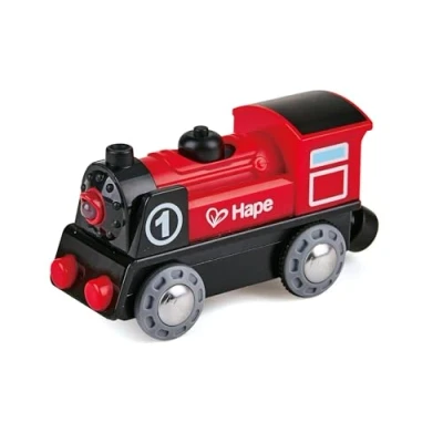 Afbeelding van Hape Locomotief No.1 9 Cm Rood