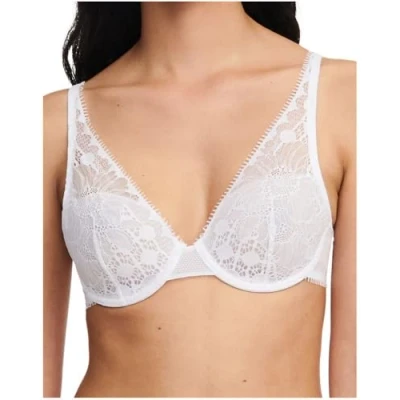 Afbeelding van Chantelle Day to Night, diep uitgesneden spacer beha, damesondergoed, wit, 75E