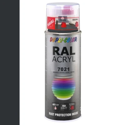 Afbeelding van Dupli Color Ral Acryl 7021 Zwart grijs Hoogglans 400 ml