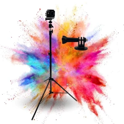 Afbeelding van TronicXL 210cm Statief 3 delig geschikt voor DJI Osmo, GoPro, Hero, Hero+, 3, 4, 5, 6, 7, 8, 9, 10, 11, 12, 13, Session Action Cam Mount Camerastatief 2m