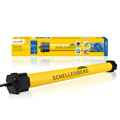Afbeelding van Schellenberg 20620 rolluikmotor Maxi Standard 20 Nm max. 8,5 m2 rolluikoppervlak, buismotor voor 60 mm as, complete set incl. wandlagers