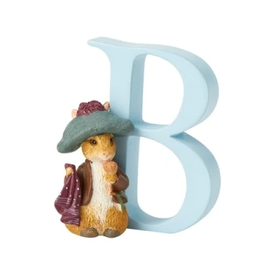 Afbeelding van Beatrix Potter Figuur alfabet letter B, Benjamin Bunny