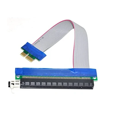 Afbeelding van chenyang EP 060 PCI E Express 1x naar 16x Verlenging Flex Kabel Extender Converter Riser Card Adapter 20cm