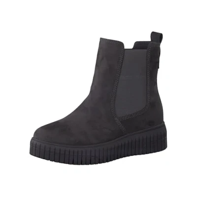 Afbeelding van Jana Chelsea Boots voor dames, winter, plat, breedte H, extra breed, grafietgrijs, 39 EU