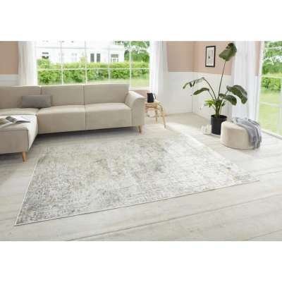 Afbeelding van Vloerkleed Chameis 200x290cm Grijs Vintage 123vloerkleed.nl is de online webshop voor vloerkleden en woonaccessoires.