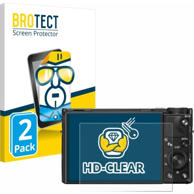 Afbeelding van BROTECT Screenprotector voor Sony Cyber Shot DSC RX100 VII Folie Beschermfolie transparant (2 Stuks)