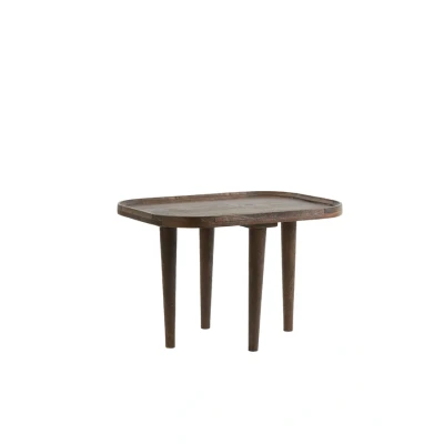 Afbeelding van Light &amp; Living Bijzettafel MAZABE 55x40x40cm Bruin