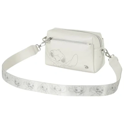 Afbeelding van Disney Unisex Gember Bag, Off White Lilo en Stitch, Gebroken wit Stitch