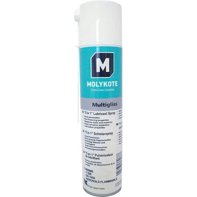 Afbeelding van MOLYKOTE Multigliss dispersie met penetrerende eigenschappen (spray 400ml) 0080070_SP400