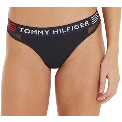 Afbeelding van Tommy Hilfiger Thong String, Dames, Maat: XL, Desert sky