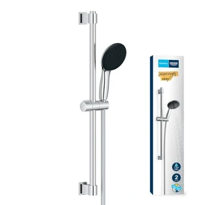 Afbeelding van GROHE 2794810E Vitalio Start 110 II railset 600 WS6L douchestangenset 2 straalsoorten (Rain, Jet), chroom