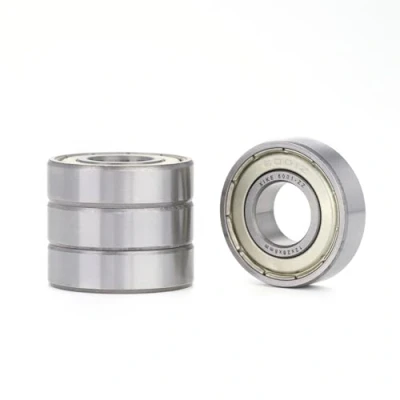 Afbeelding van XiKe 6001ZZ Dubbel Afgedicht Kogellager 12x28x8mm, Chroomstaal Voorgesmeerd Metalen Afdichtingen, 6001 2Z Diepgroefkogellager 4 Stuks