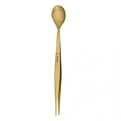 Afbeelding van Triangle FinalTouch Pincetlepel Goudkleurig RVS 17 cm Vaatwasmachinebestendig