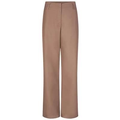 Afbeelding van Lofty Manner Broek Trouser Shayma Qh34 1 Beige Dames Maat XL