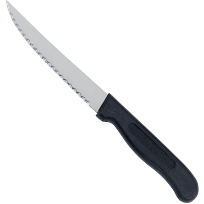 Afbeelding van RÖR Solingen Vespermes Steakmes Orgineel RVS Lemmet 11.5 cm Zwart