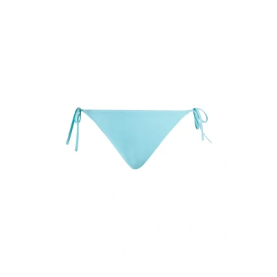 Afbeelding van Calvin Klein String Side Tie Print voor dames, Blauwe Punch, XS