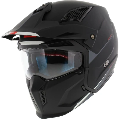 Afbeelding van MT HELMETS Streetfighter SV Jethelm Motorhelm Mat zwart Maat M
