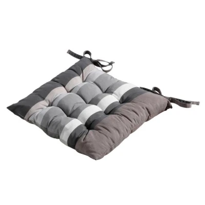 Afbeelding van Madison zitkussen Toscane 46x46 cm Stripe grey