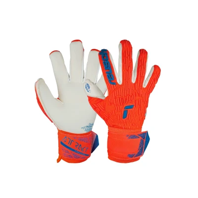 Afbeelding van Reusch Attrakt X Freegel Keepershandschoenen, Maat: 9, Hyper orng elec blue