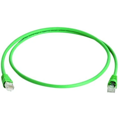 Afbeelding van Telegärtner L00002A0113 RJ45 Netwerkkabel, patchkabel CAT 6A S/FTP 3.00 m Groen Vlambestendig, Snagless, Pair afschermi