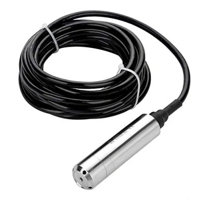 Afbeelding van Fafeicy 4 20mA inworpsensor, DC24V TL231 roestvrij staal vloeistofniveausensor, voor detectie van het bereik 0 5 m, 6 m kabellengte, 11,5x 2,8 cm sondegrootte