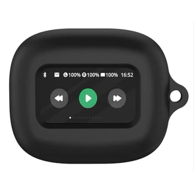 Afbeelding van GIOPUEY Cilicone hoes compatibel met JBL Live Beam 3, ultradunne zachte hoes, slim fit, anti val, niet gemakkelijk vuil zwart