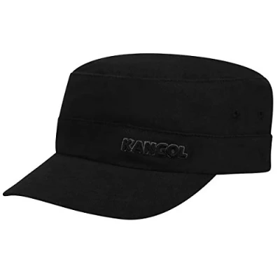 Afbeelding van Kangol Hoofddeksels Katoen Twill Army Baseball Cap, Zwart, L