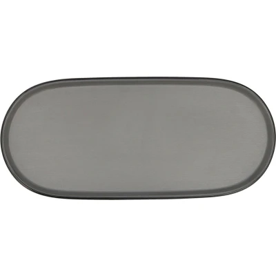Afbeelding van Snackdienblad Bidasoa Gio Grijs Plastic 28 x 12 cm Stuks