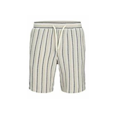 Afbeelding van Jack &amp; Jones Jpstjaiden COBA Stripe Shorts, Heren, Maat: Small, Celadon tint