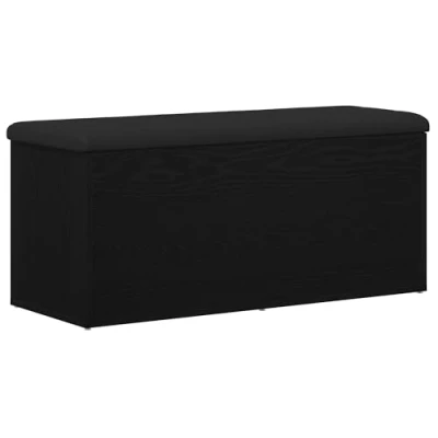 Afbeelding van vidaXL Opslagbank Zwart Eiken Hout 102 x 42 45 cm Opslag