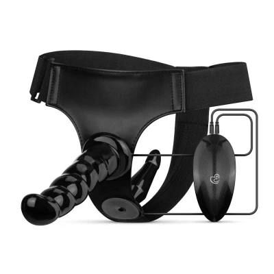 Afbeelding van Fetish Collection Vibrerende Strap On Set Zwart