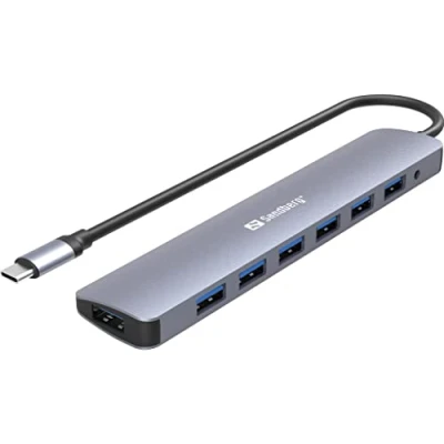 Afbeelding van USB C to 7 x 3.0 Hub