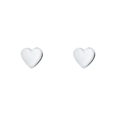 Afbeelding van Ted Baker Harly Tiny Heart Stud Oorbellen roségoud of zilverkleurig verguld, messing,