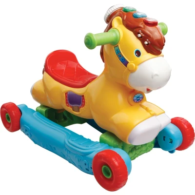 Afbeelding van VTech Baby 2 in 1 Hobbelpaard Interactief Babyspeelgoed Leren &amp; Muziek Van tot 4 Jaar